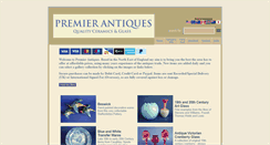 Desktop Screenshot of premierantiques.co.uk